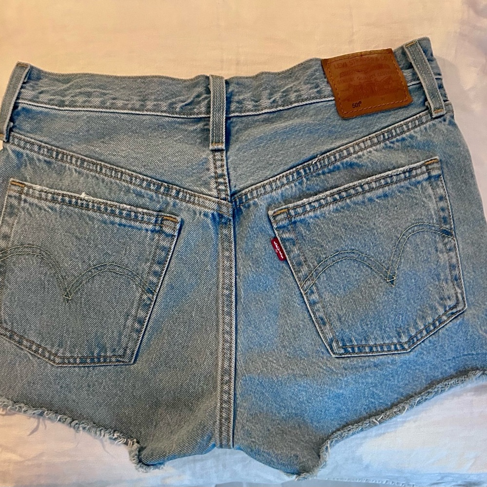 Levi's Women's Light Blue Jean Shorts